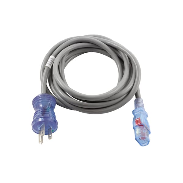 10ft 13 Amp 125 Volt 16/3 Medical-Hospital Grade Power Cord with Locking IEC C13
